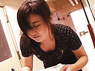 Cute Amateur Japanese Brunette Downblouse Vid