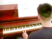 Mature Piano Teacher Double Penetrated