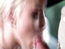 Sultry Cool Blonde Goddess Is A Fellatio Pro Dick Blow