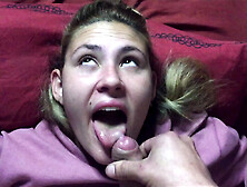 Uruguayan Girl Compilation Of Cumshots On The Face And In The Mouth