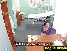 Hospital Amateur Cockriding During Exam
