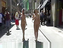 Crazy German Chick Naked On Public Streets