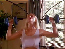 Shannon Tweed Sweaty Worksout In Possessed By The Night