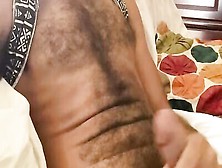 Hairy Guy Grabs His Cock And Jerks Off On Webcam Show