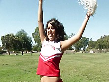 A Really Awesome Cheerleader Is Fucking In The Locker Room