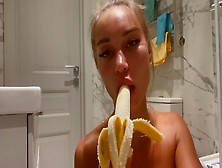 Monika Fox In Stuffed A Banana In The Ass