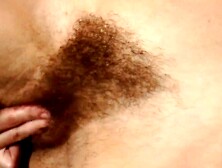 Fingers Are The Best For Babe's Hairy Pussy