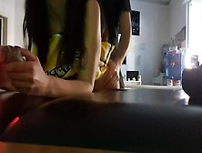 Step Sister Playing For Final Of Tournament But Pablo Fuck Her