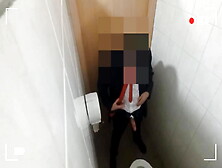 Elegantly Security Big Dick Piss And Cum In Toilet