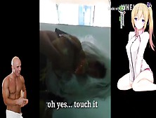 3 Waifus Playing With A Big Cock!!!