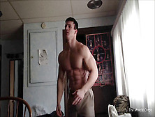 Muscle Corps - Steaming Stud Flexing At Home
