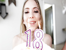 Angel Smalls Gets Dildo & Cock Gift For 18Th Birthday