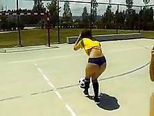 Soccer Fucking Action On Te Field