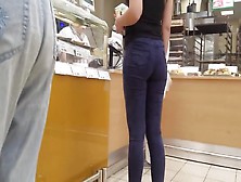 Beautiful Russian Ass In The Supermarket