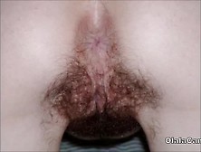 Real Amateur Teen Hairy Pussy Seen From Behind