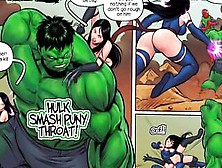 3 Way With The Hulk - Large Penis Small Snatch