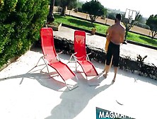 Sexy Next Door Takes Dick Inside The Pool