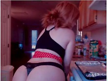 Redhead Hottie On Webcam