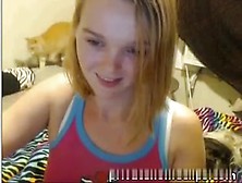 A Very Cute Immature Exposed In Webcam!
