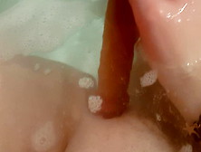 Foxxy Roxxy Masturbating In Bath With Dildo