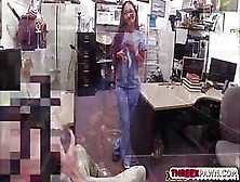 Extremely Attractive Hot Nurse Gets Banged By A Pawnshop Owner