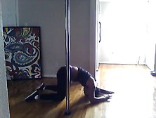 Maliah Michel Working The Stripper Pole