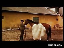 Bavarian Nymph Humping Dick In A Tirol Barn