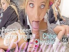 Chloe Chevalier In French Teen Learns English