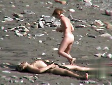 Nude Beach.  Voyeur Video 175
