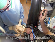 Roleplayphysician Doctor Sounding Then Handballing Masculine Patient