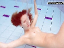 Ginger Small Tits Teen Katka Swimming