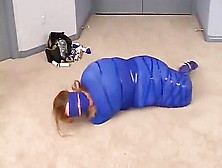 Blue Mummified Girl