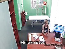 Doctor Fucks Shaved Petite Blonde