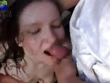 Brutal Piss And Cum For The Slut