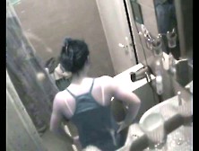 College Chick Was Filmed In The Shower By Her Crazy Neighbor
