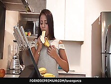 Maria Antonia Alzate,  The Stunning Latina Teen,  Gets Drilled Hard & Cummed On