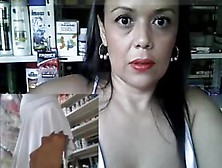 Mature On Webcam At Work