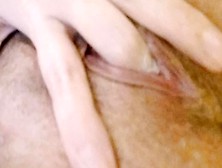 Tight Wet Twat Orgasms And Creams Close-Up After Teenie Fingering And Massaging Clit!