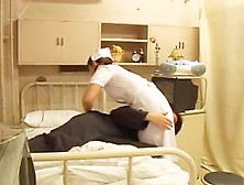 Japanese Naughty Nurse Gets A Creampie From Her Patient