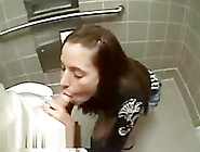 Slutty Babe Rammed In A Public Toilet