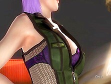 Dead Or Alive - Boobs Jiggle - Ayane Military