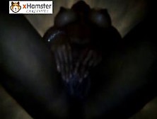 Gorgeous Ebony Mature Fingers Her Soaked Pink Pussy