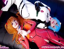 Rei And Asuka In Latex By Purple Bitch
