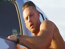 Muscular Gay Doggystyled Outdoor In Ass By Dirty Fucker