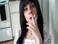 Incredible Homemade Smoking,  Solo Girl Adult Video