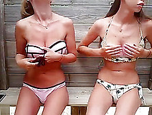 Two Girls - Beach Fun