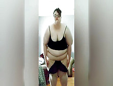 Ssbbw Tries On Crotchless Underpants And Lace Panties