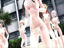 【Mmd】Love Me If You Can In The Courtyard【R-18】
