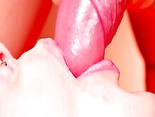 (60Fps) Desperate Cumshot Close Up Cum In Mouth Voyeur Pov