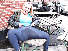 Blonde Ashley Rider Having Fun While Pissing In Public - Hd